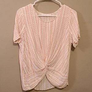 Knot tied top